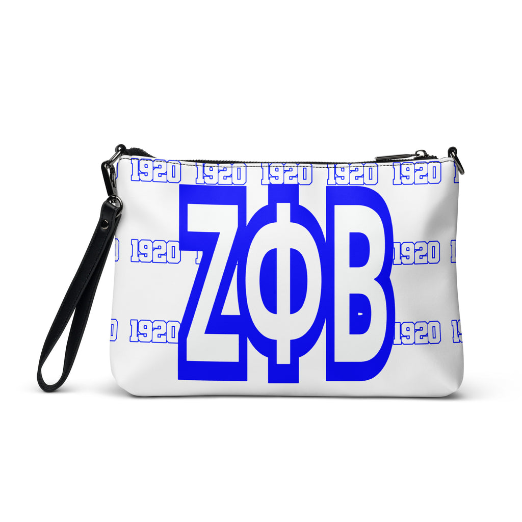 Zeta Phi Beta “Greeked” Crossbody Bag