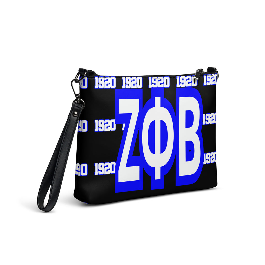 Zeta Phi Beta “Greeked” Crossbody Bag