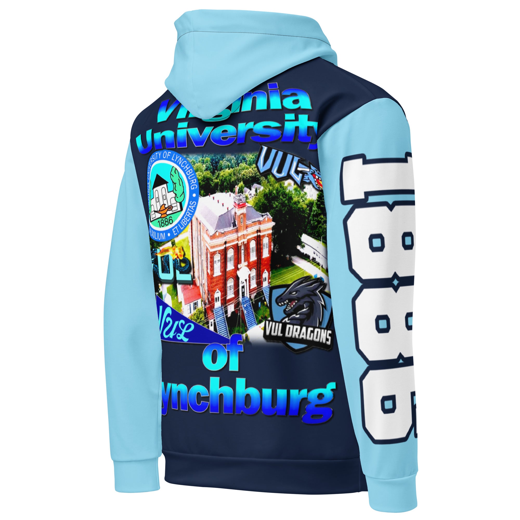 Virginia University Of Lynchburg Unisex Collegiate Hoodie