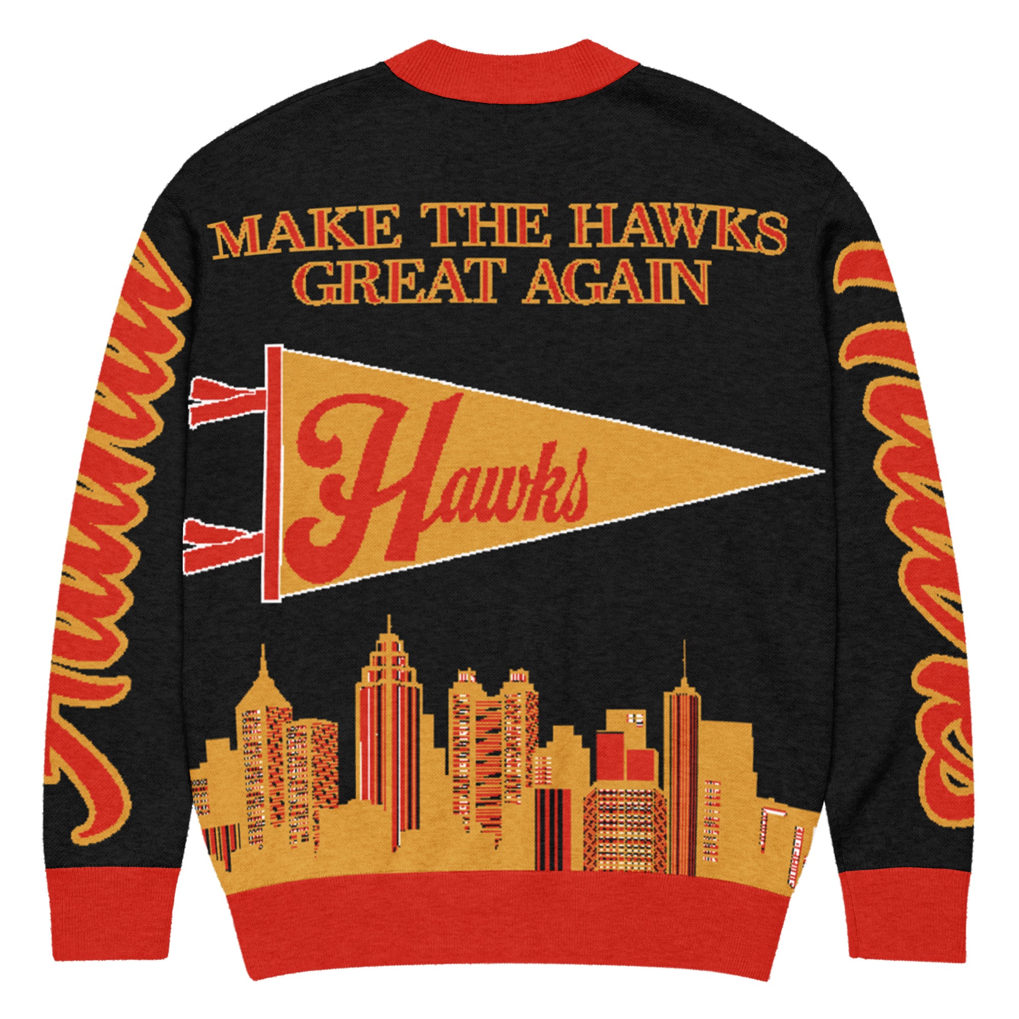 Atlanta Hawks Unisex Knitted Cardigan