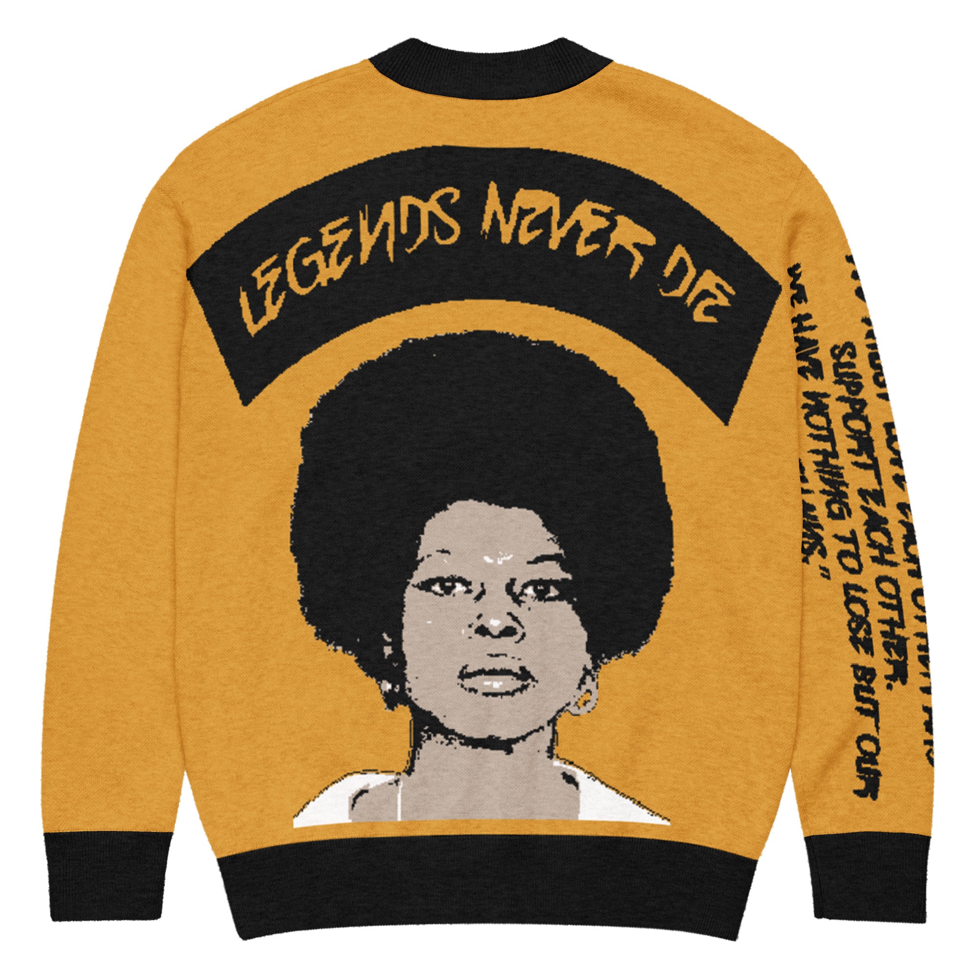 Assata Shakur x Legends Never Die Knitted Cardigan