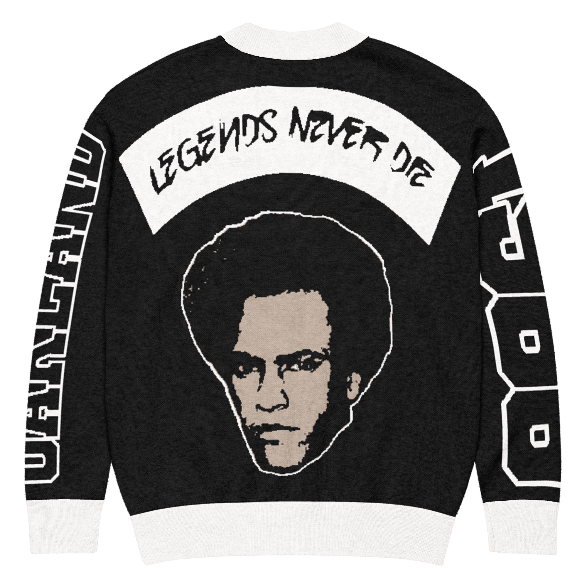Huey Newton x Legends Never Die Knitted Cardigan