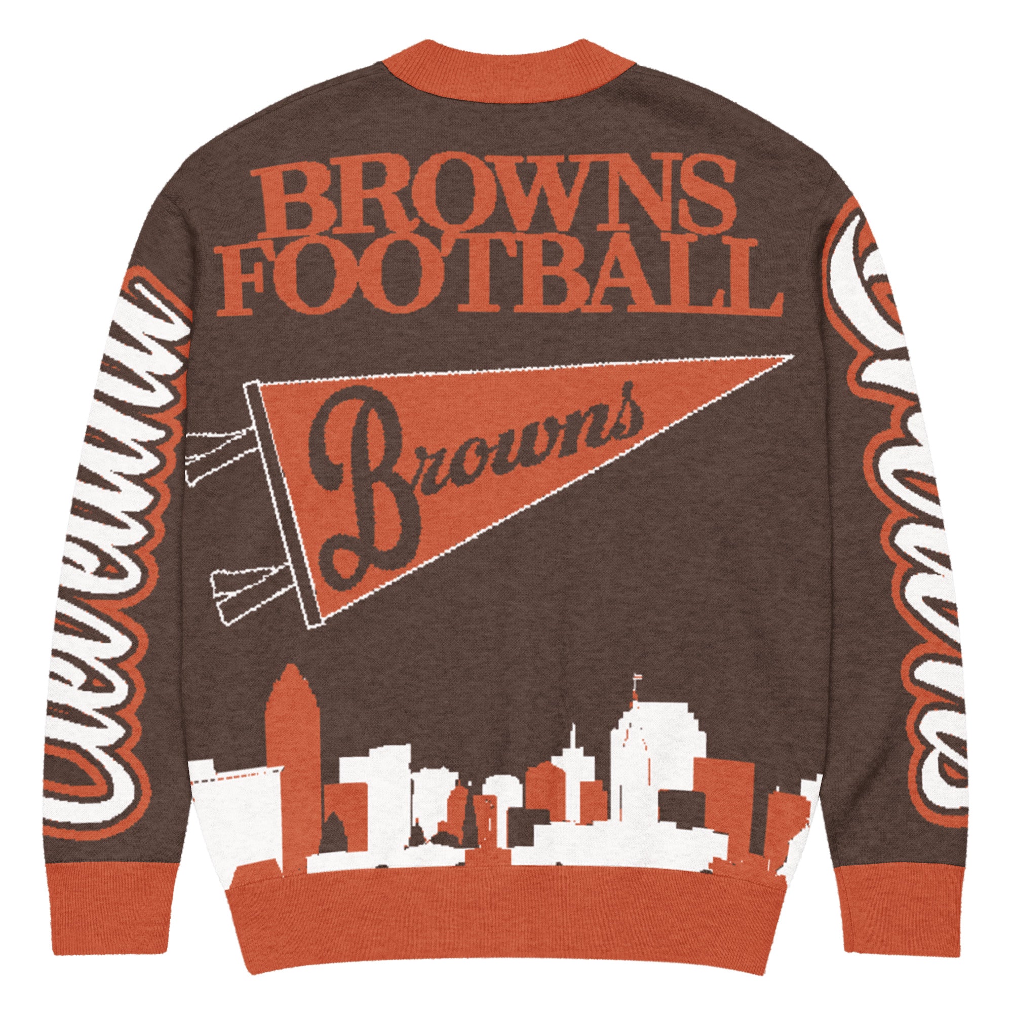 Cleveland Browns Unisex Knitted Cardigan