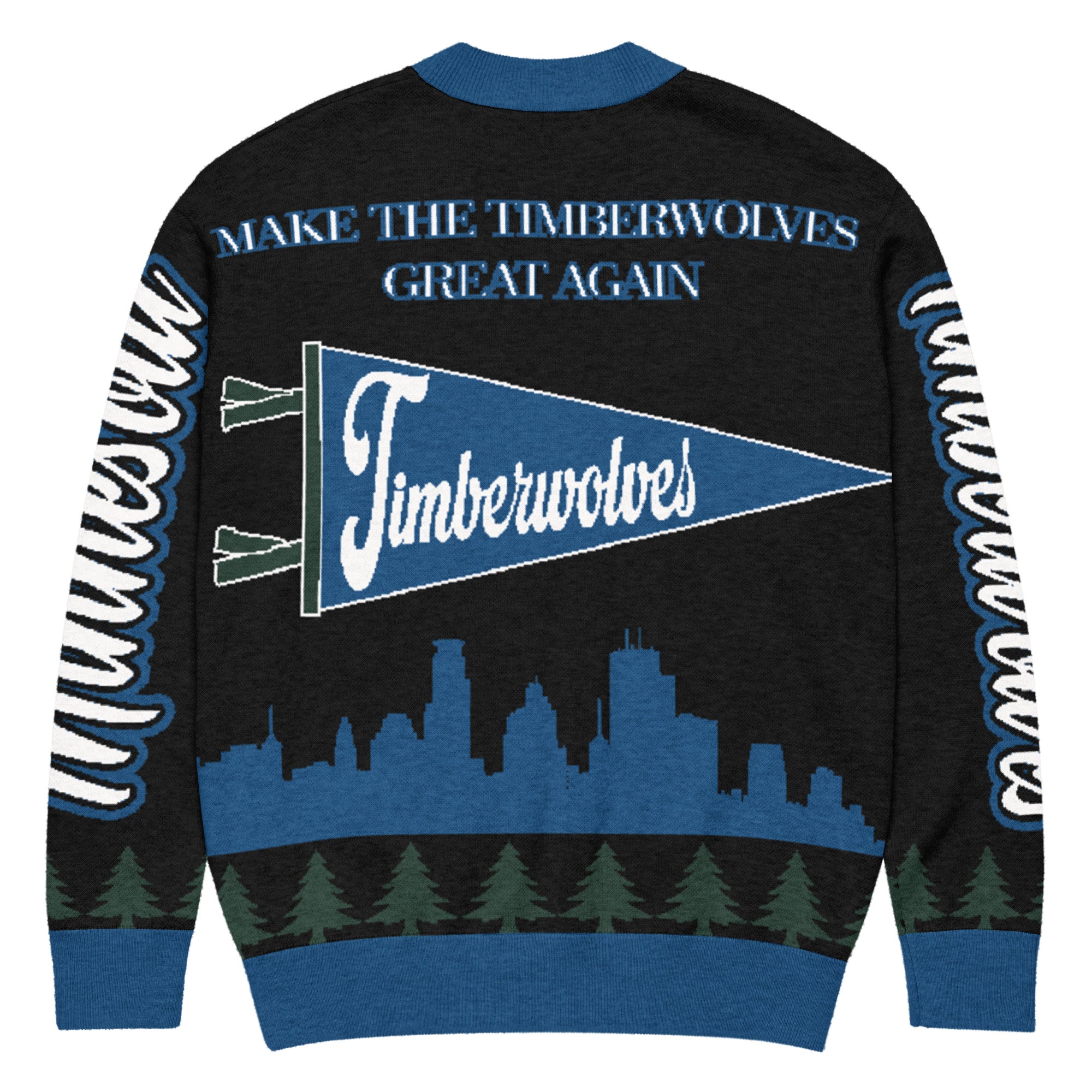 Minnesota Timberwolves Unisex Knitted Cardigan