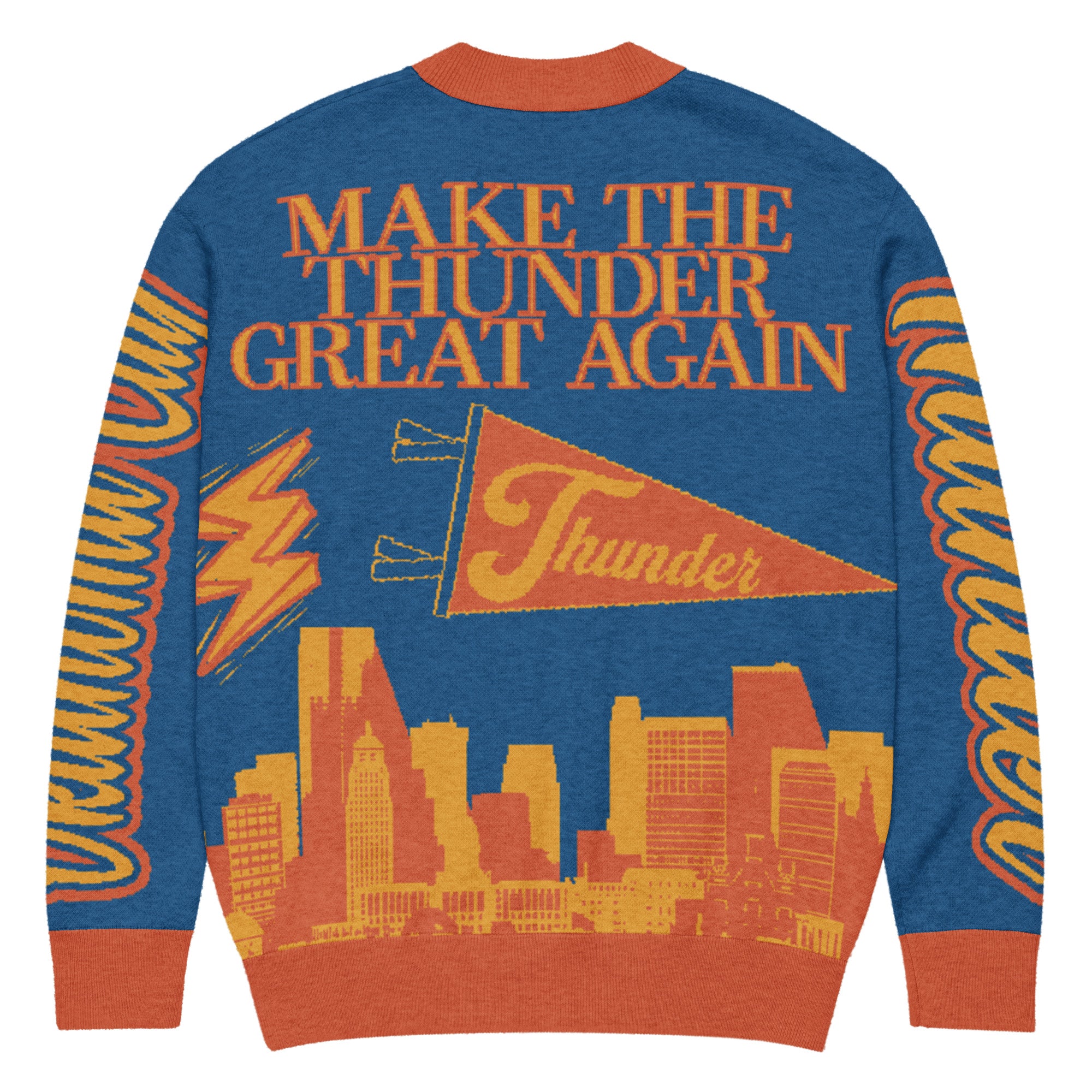 Oklahoma City Thunder Knitted Cardigan