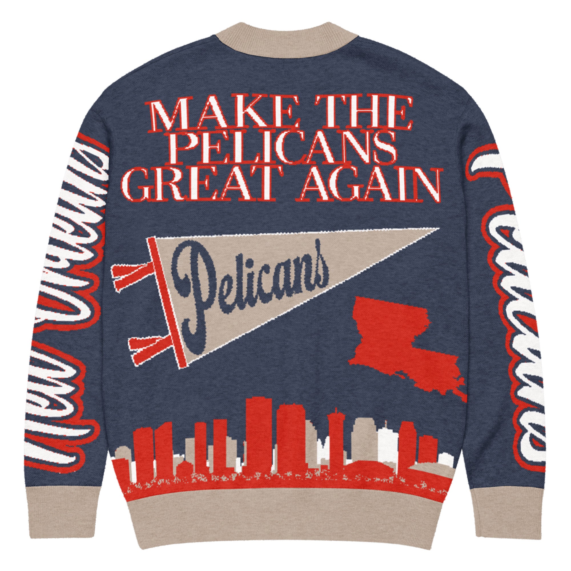 New Orleans Pelicans Unisex Knitted Cardigan