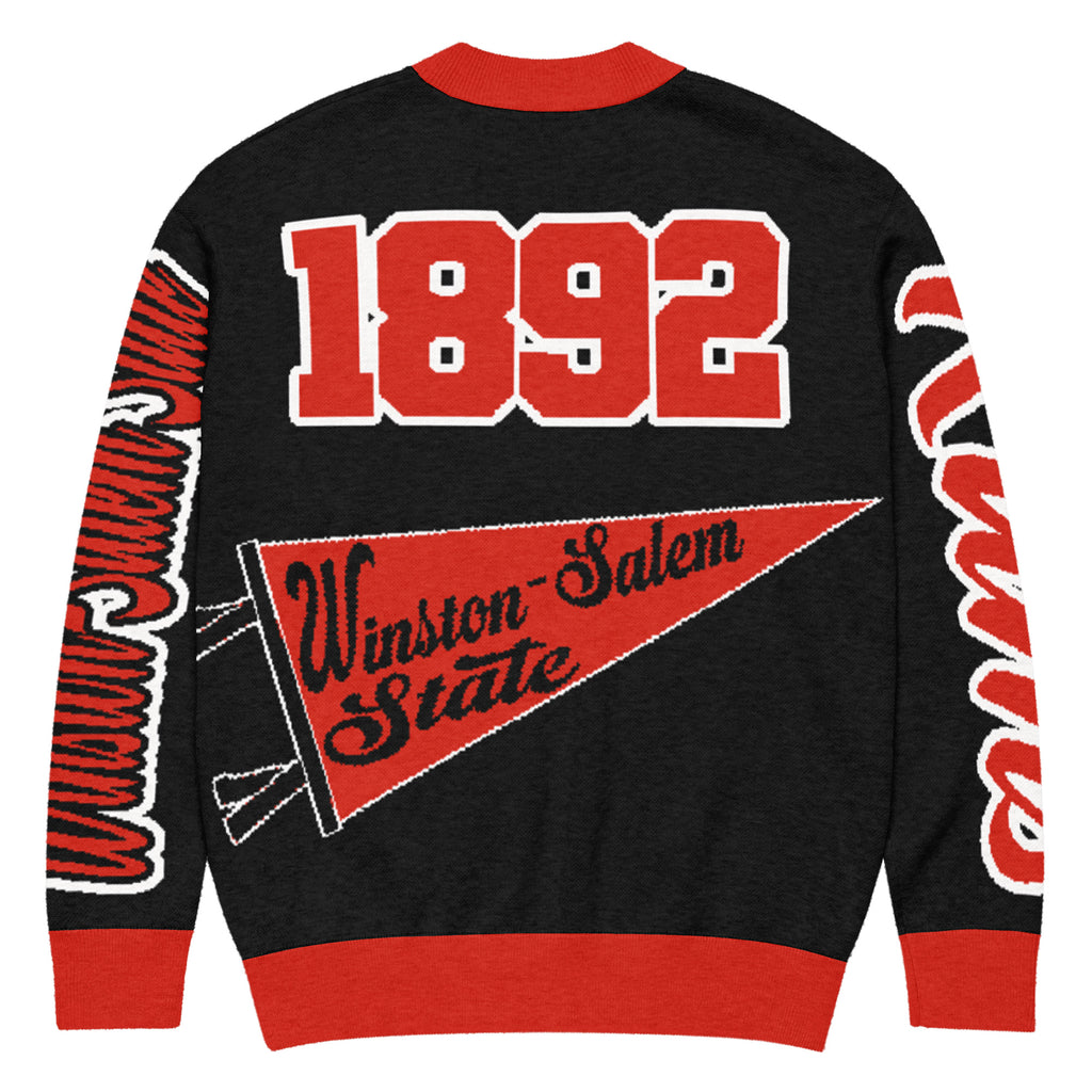 Winston-Salem State Knitted Cardigan