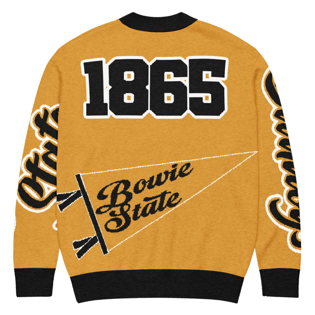 Bowie State Unisex Knitted Cardigan