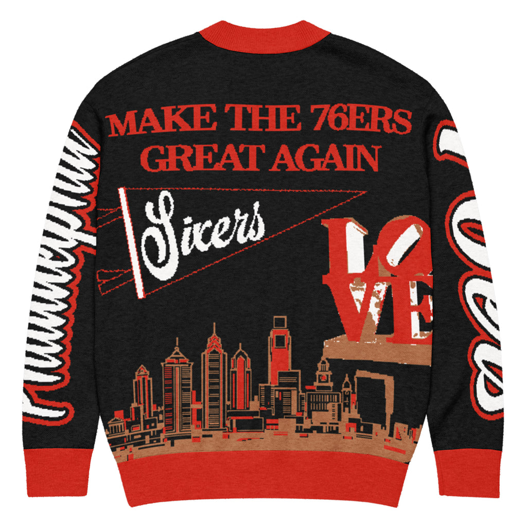 Philadelphia 76ers Unisex Knitted Cardigan