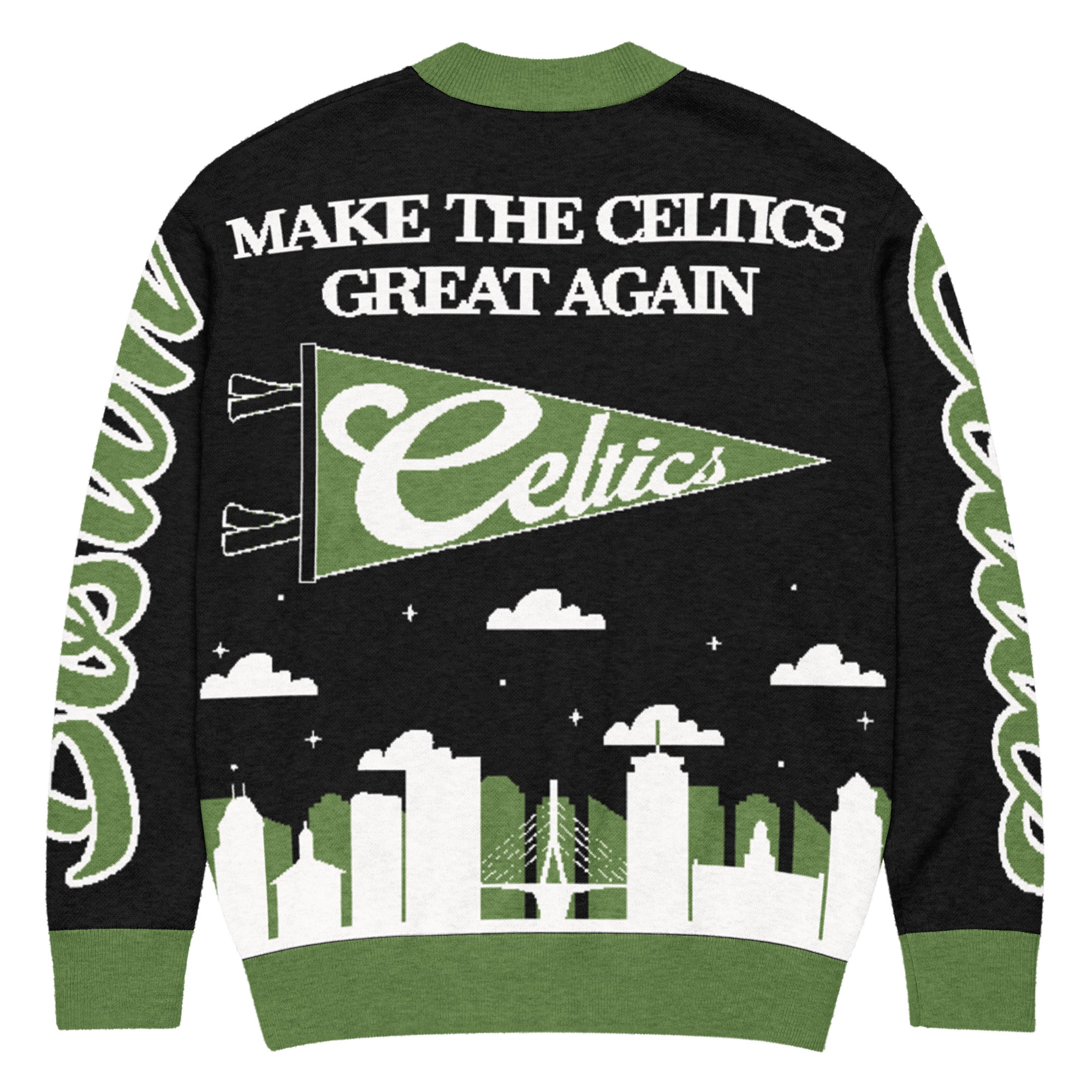 Boston Celtics Unisex Knitted Cardigan