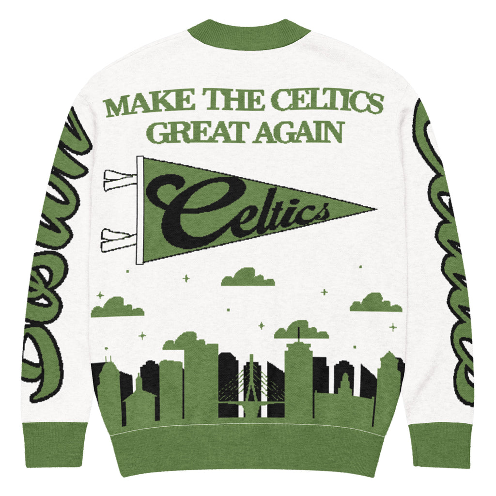 Boston Celtics Unisex Knitted Cardigan