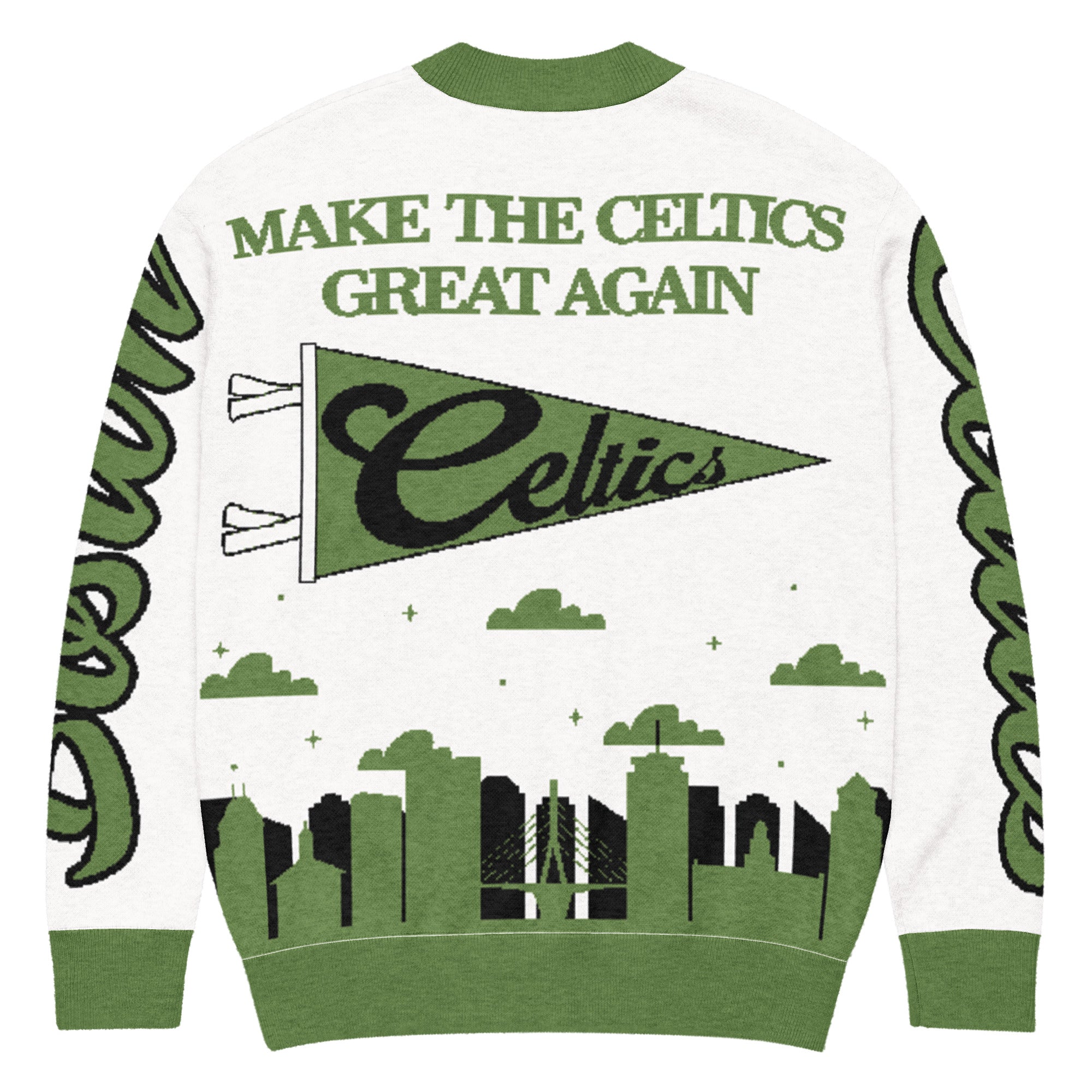 Boston Celtics Unisex Knitted Cardigan