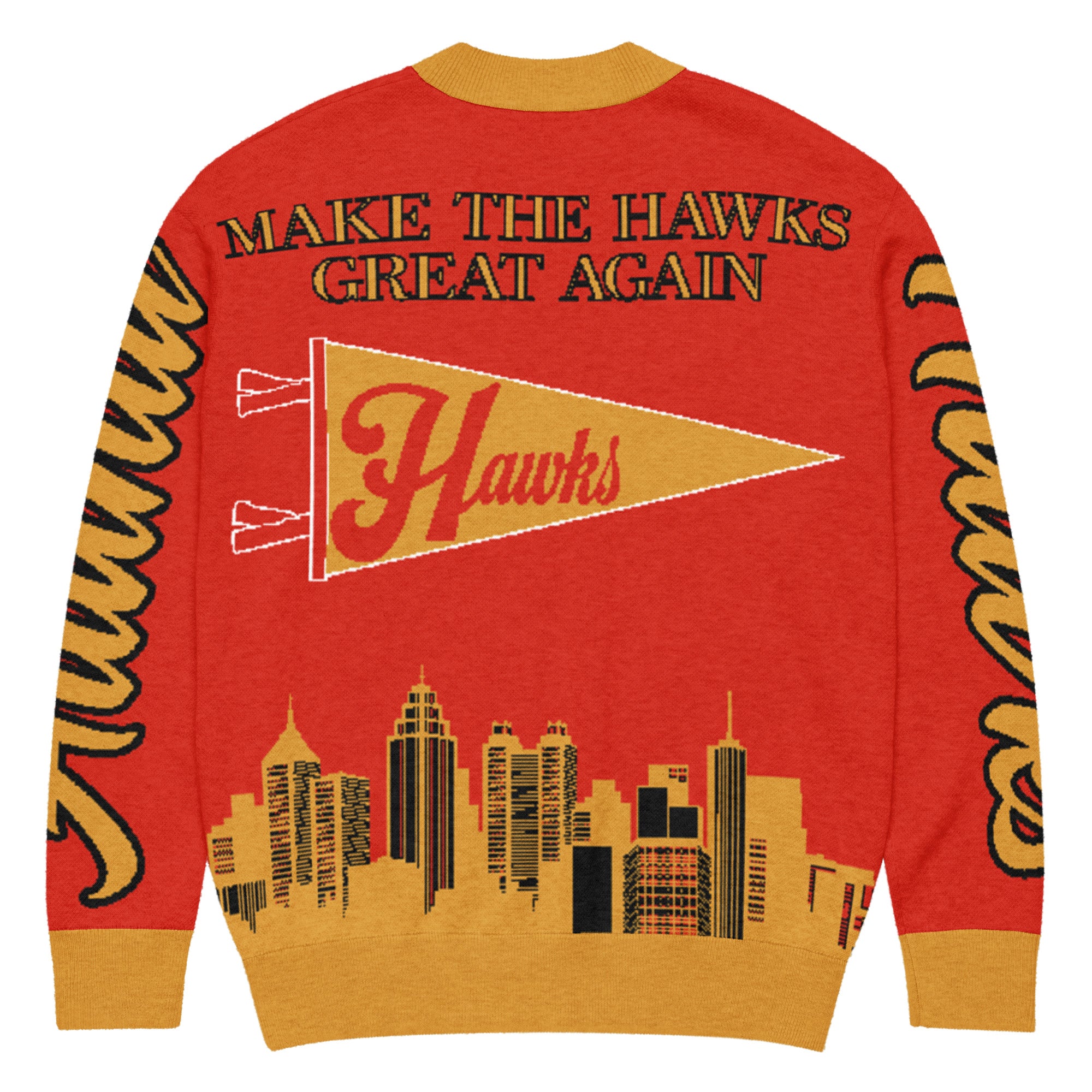 Atlanta Hawks Unisex Knitted Cardigan