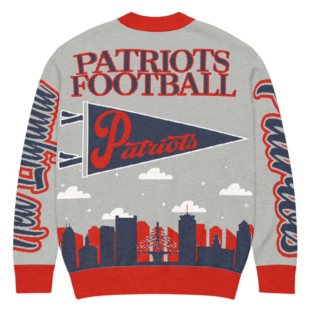 New England Patriots Knitted Cardigan