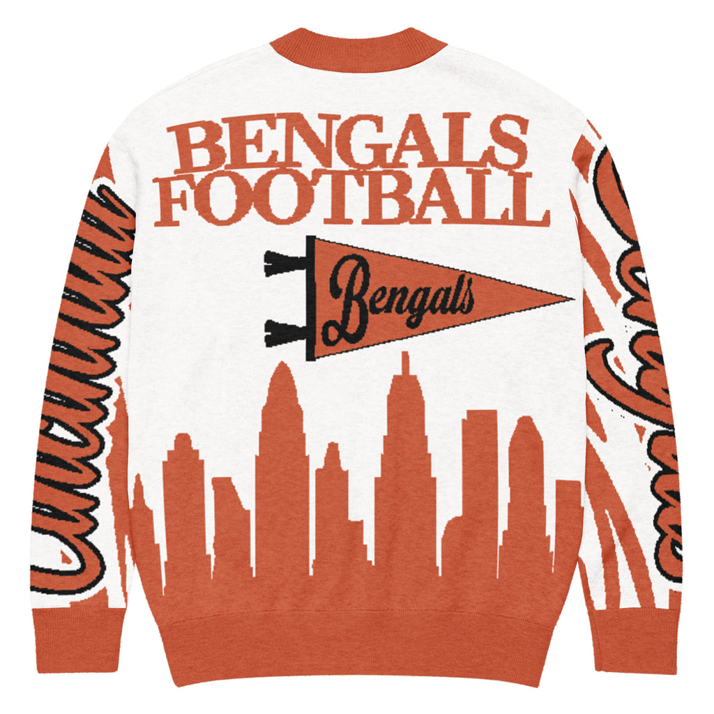Cincinnati Bengals Unisex Knitted Cardigan