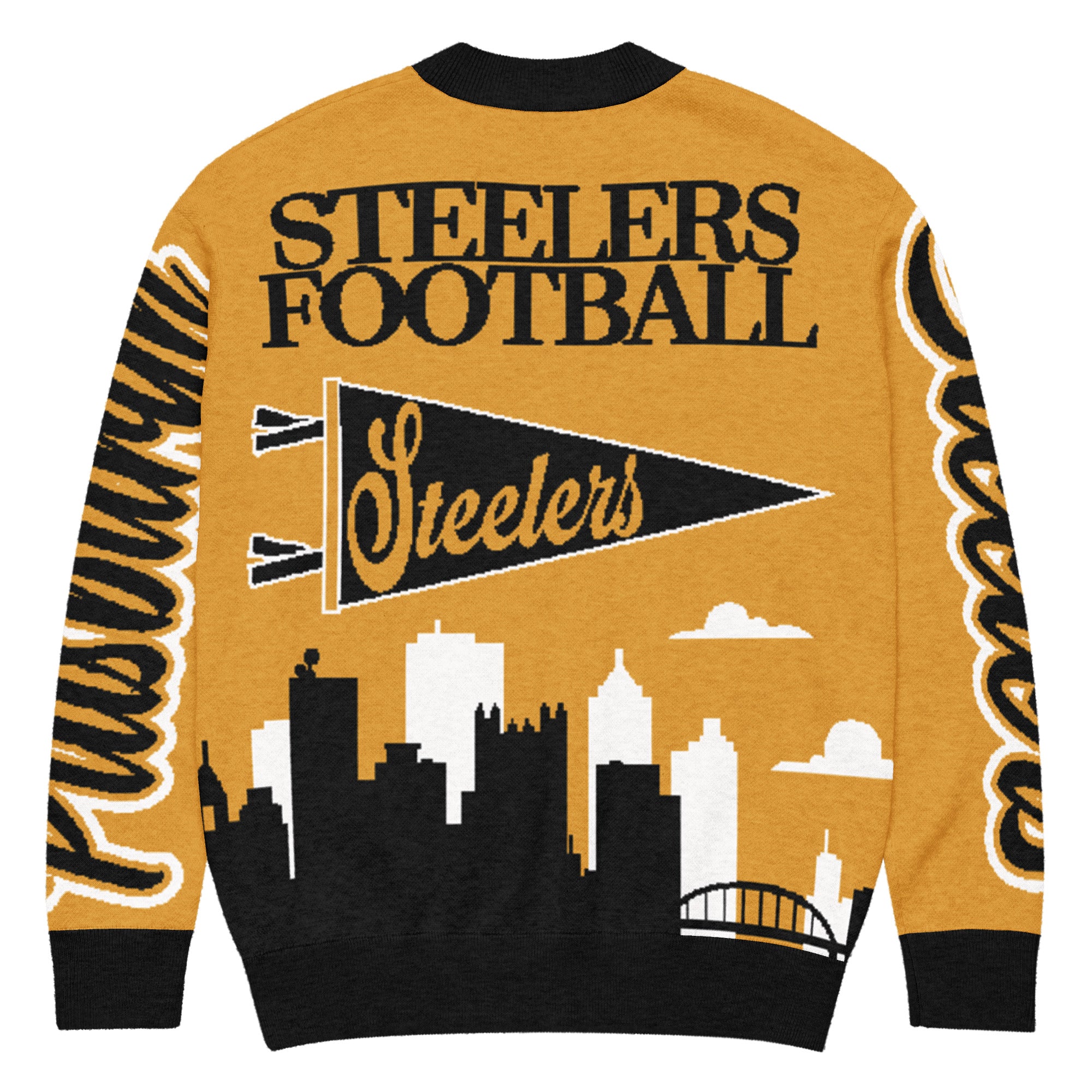Pittsburgh Steelers Unisex Knitted Cardigan