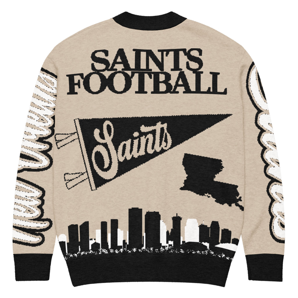 New Orleans Saints Knitted Cardigan