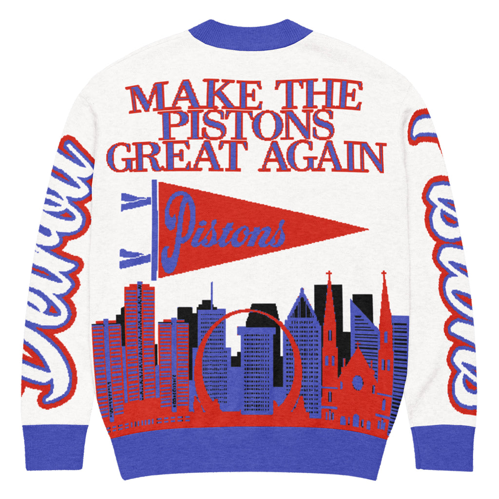 Detroit Pistons Unisex Knitted Cardigan