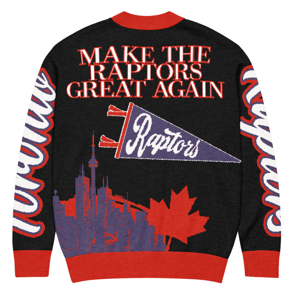 Toronto Raptors Unisex Knitted Cardigan