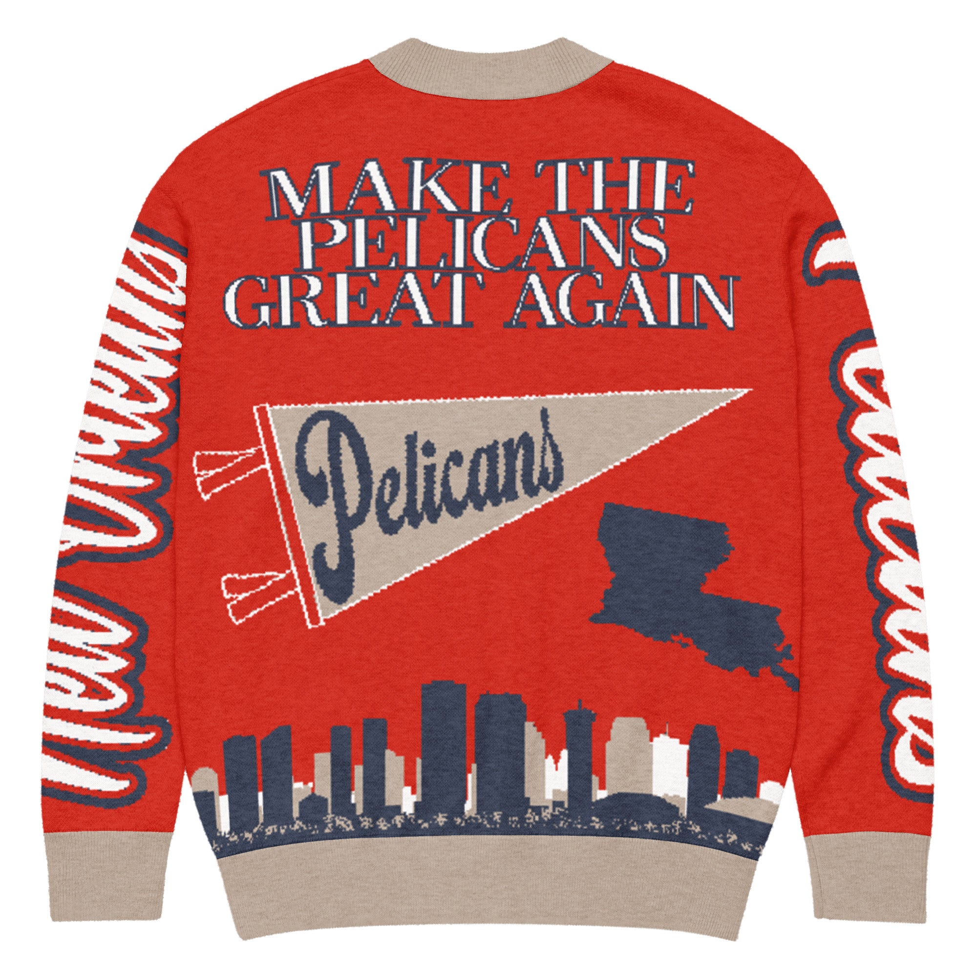 New Orleans Pelicans Unisex Knitted Cardigan