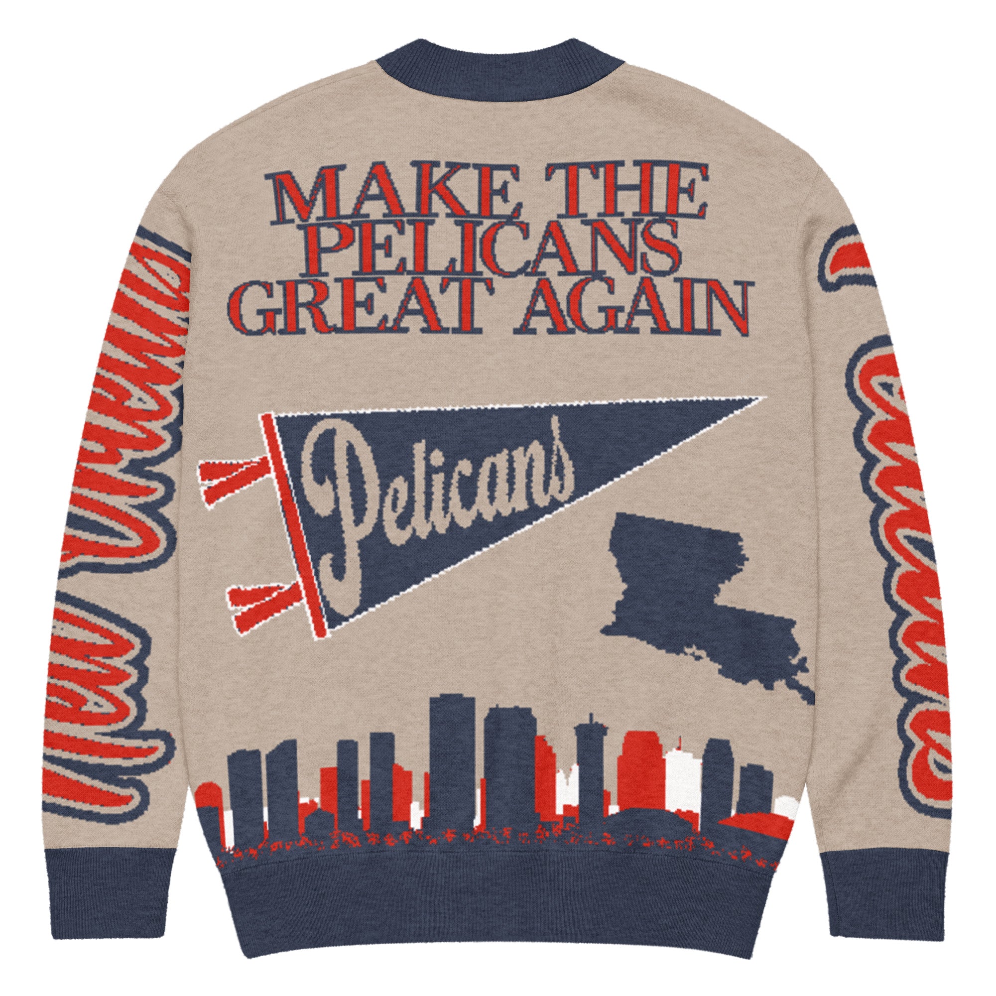 New Orleans Pelicans Unisex Knitted Cardigan