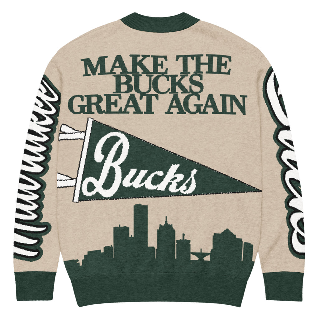 Milwaukee Bucks Unisex Knitted Cardigan