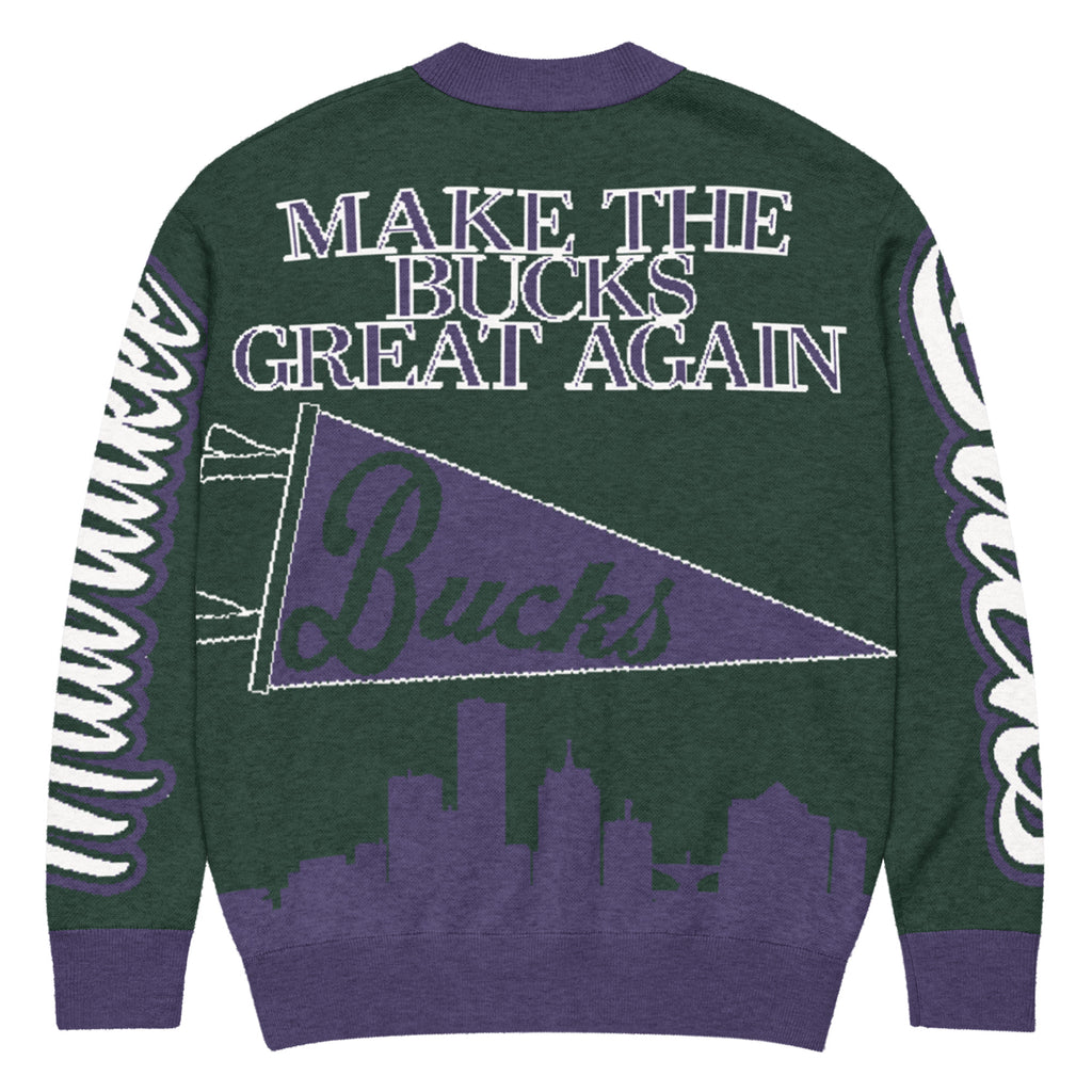 Milwaukee Bucks Unisex Knitted Cardigan