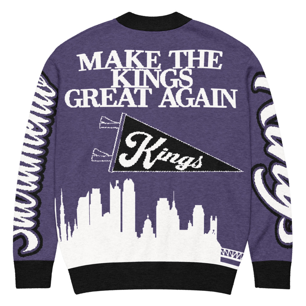 Sacramento Kings Unisex Knitted Cardigan