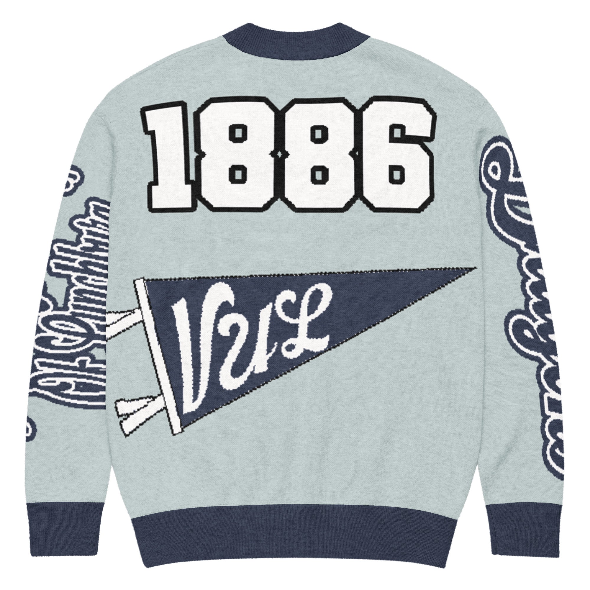 Virginia University of Lynchburg Unisex Knitted Cardigan