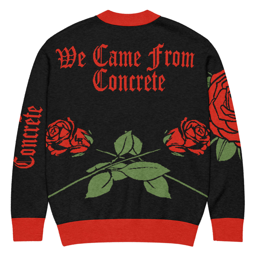 We Came From Concrete Knitted Cardigan