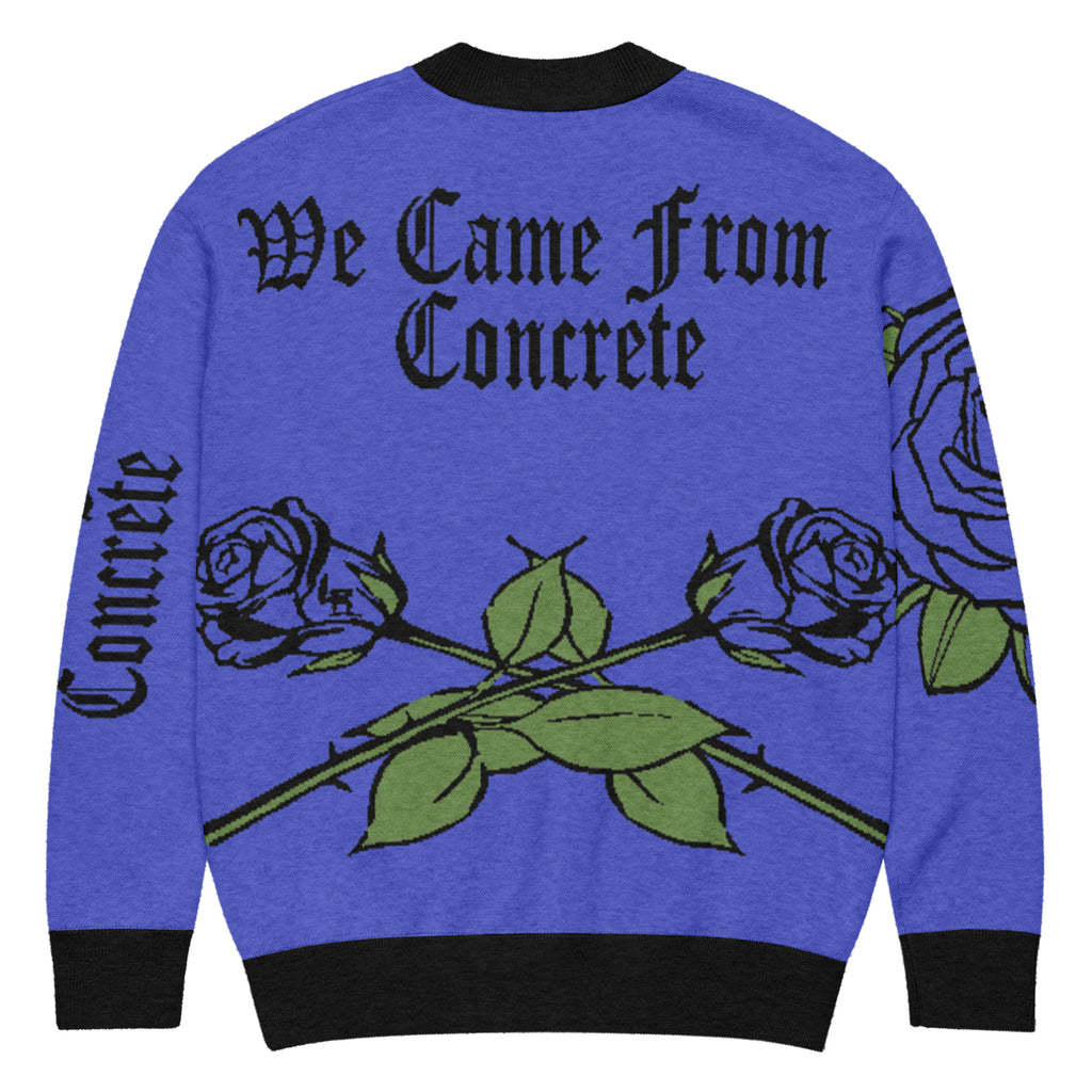 We Came From Concrete Knitted Cardigan