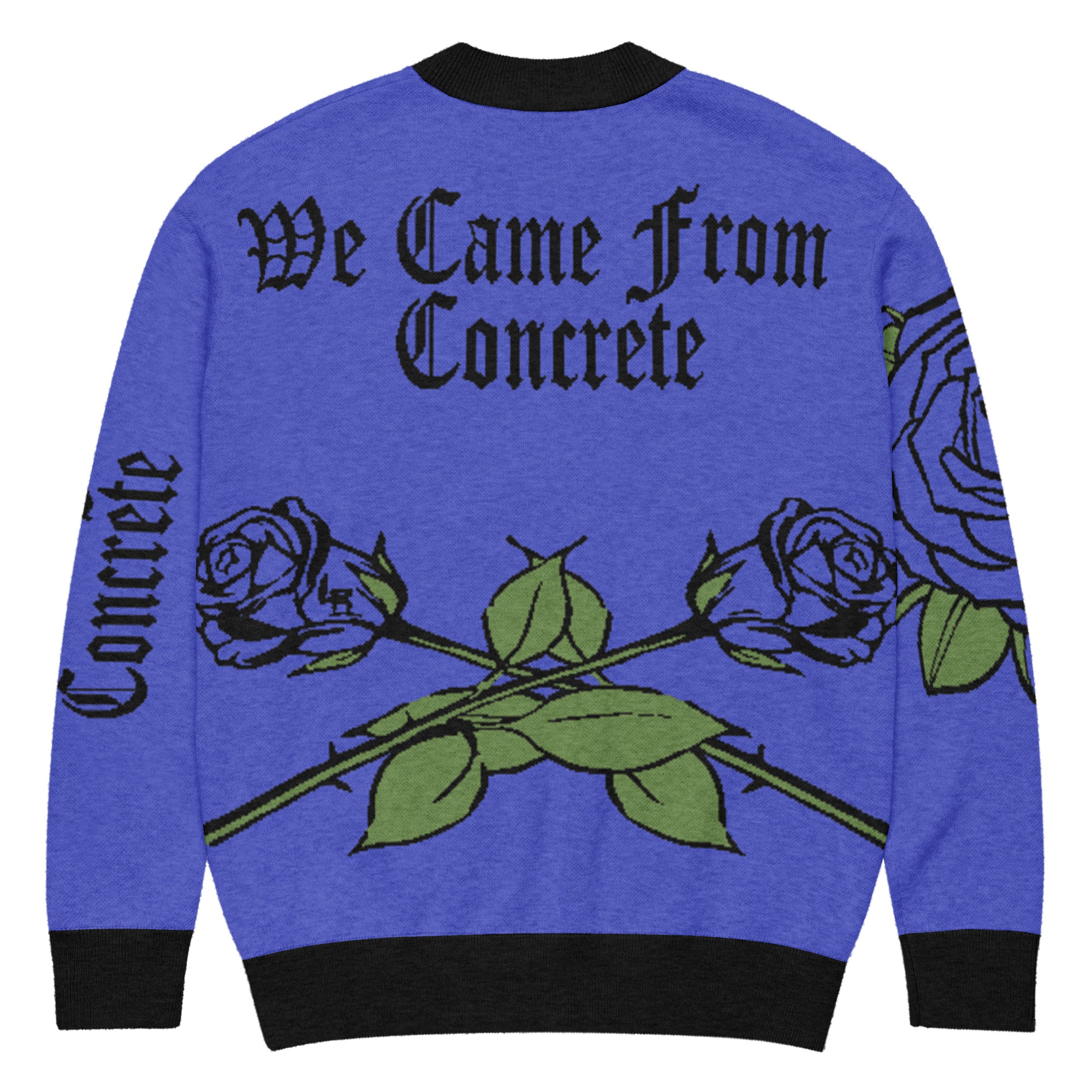 We Came From Concrete Knitted Cardigan