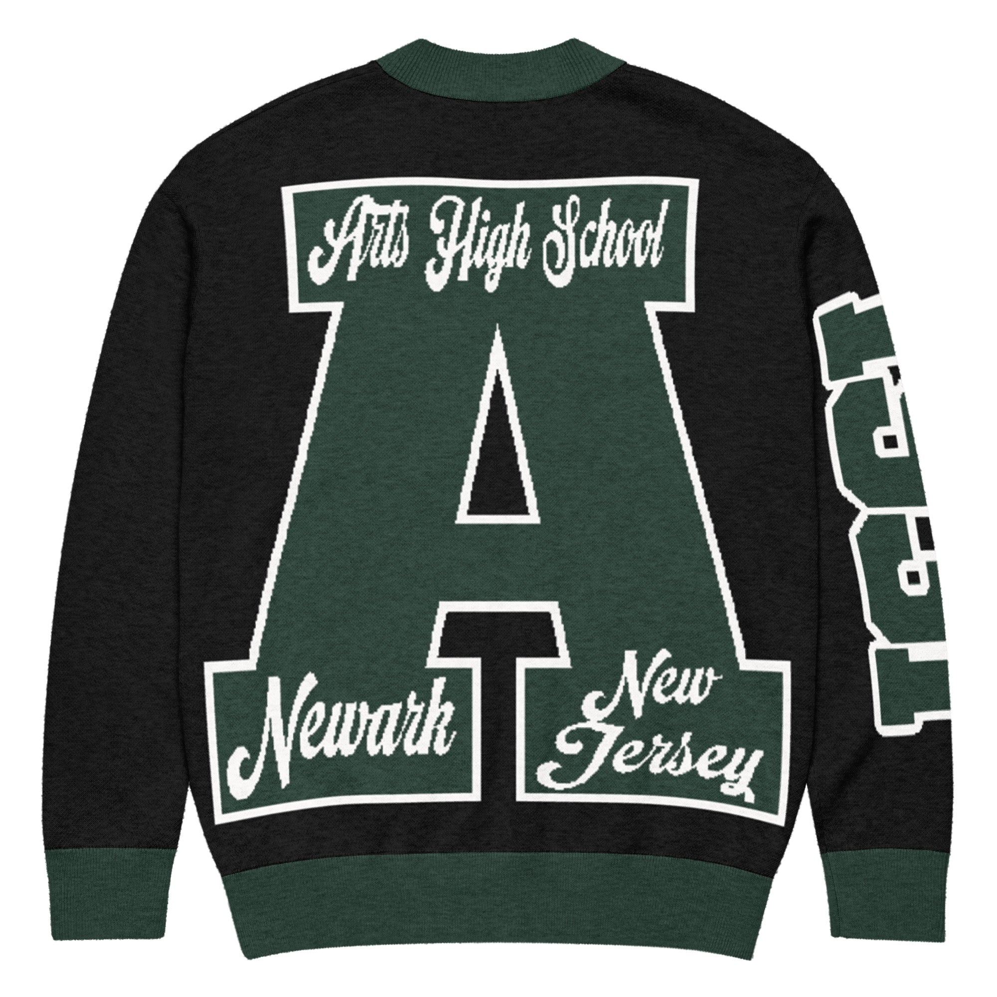 Arts High School Letterman Knitted Cardigan