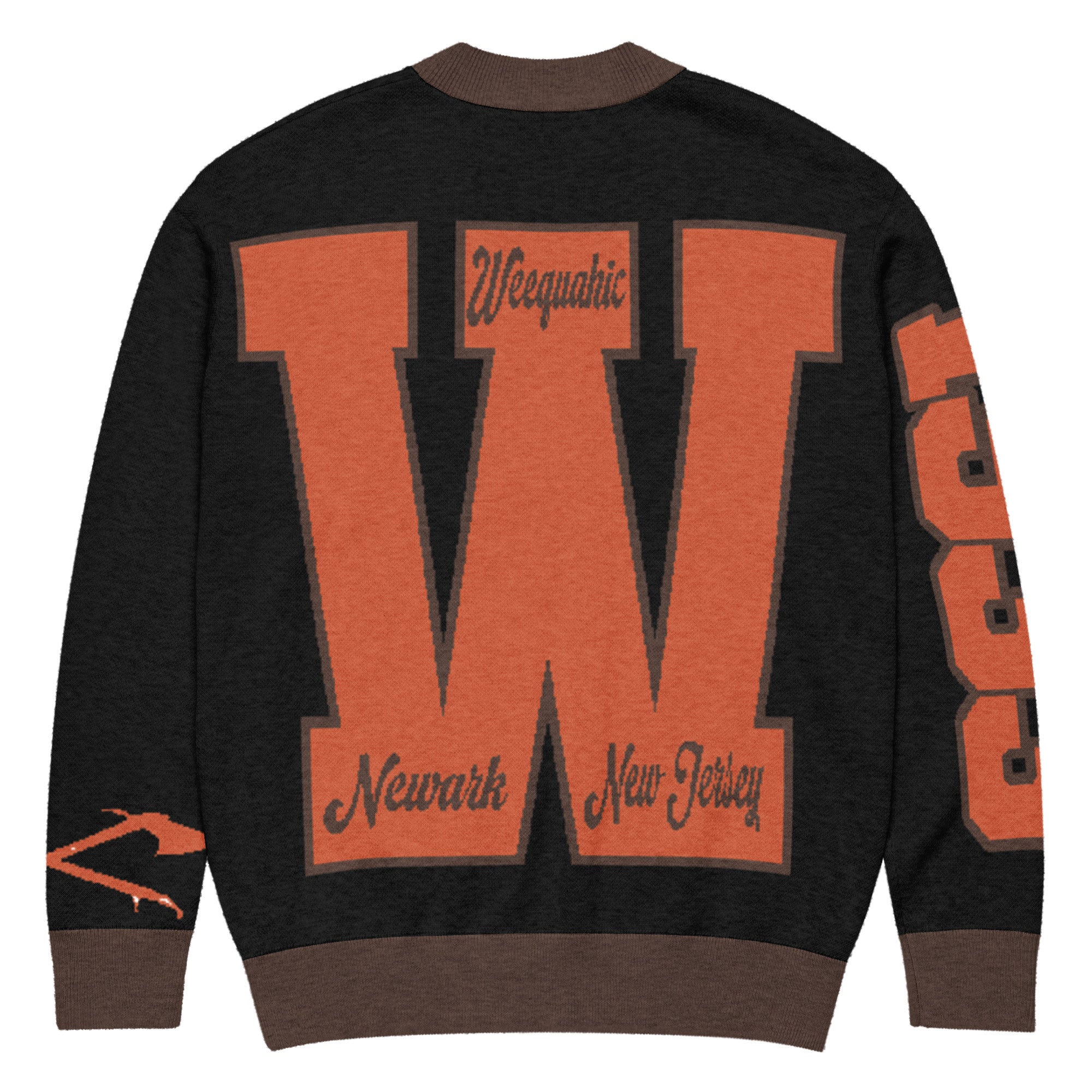 Weequahic High School Letterman Knitted Cardigan