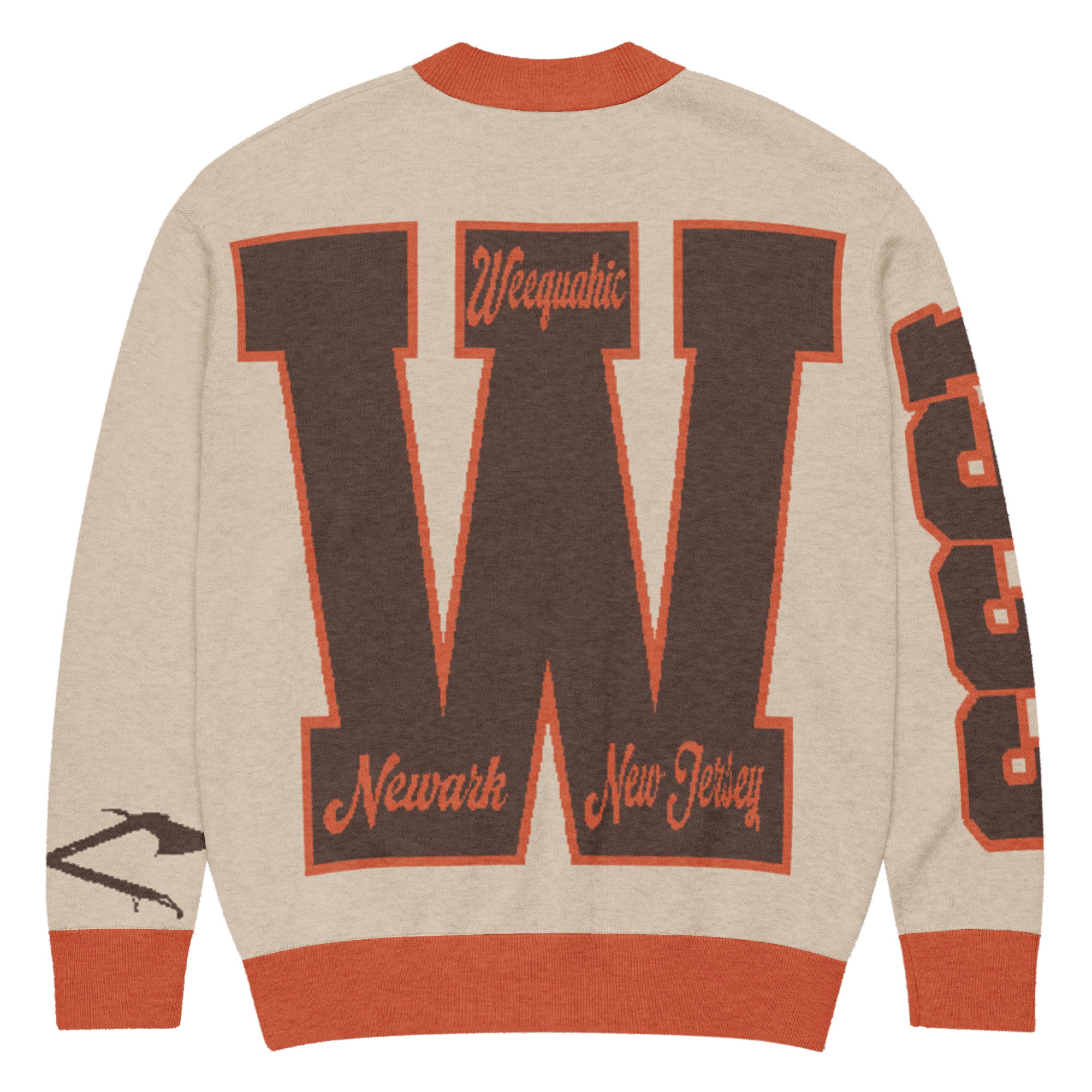 Weequahic High School Letterman Knitted Cardigan
