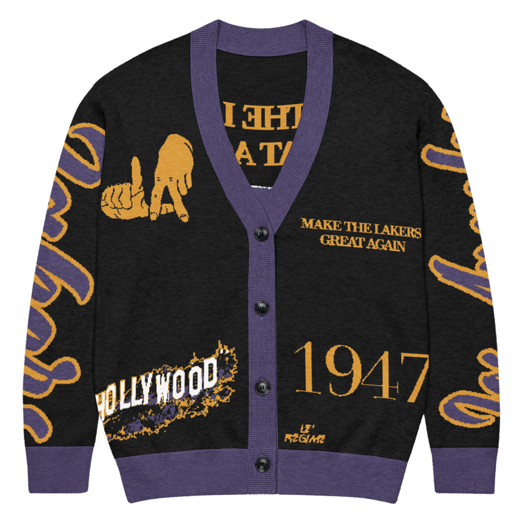Los Angeles Lakers Unisex Knitted Cardigan