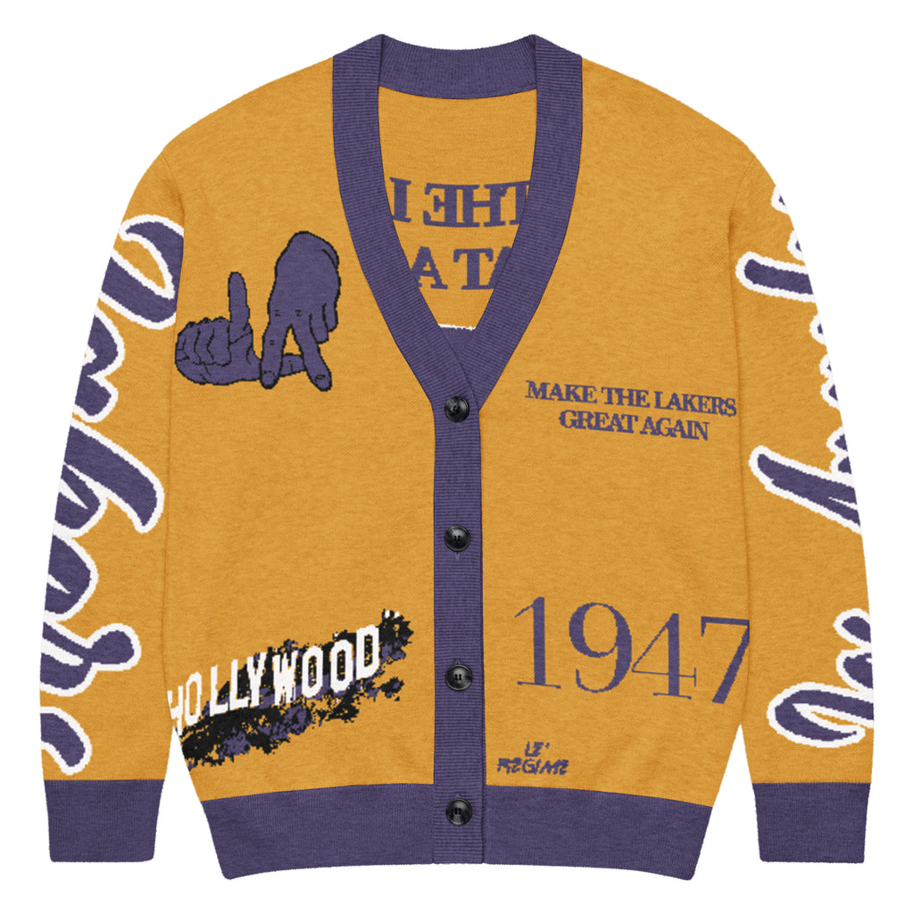 Los Angeles Lakers Unisex Knitted Cardigan