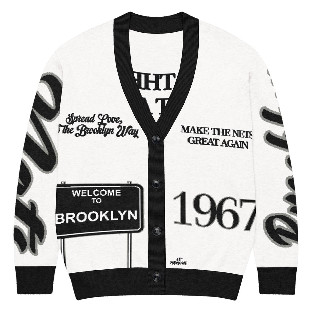 Brooklyn Nets Unisex Knitted Cardigan