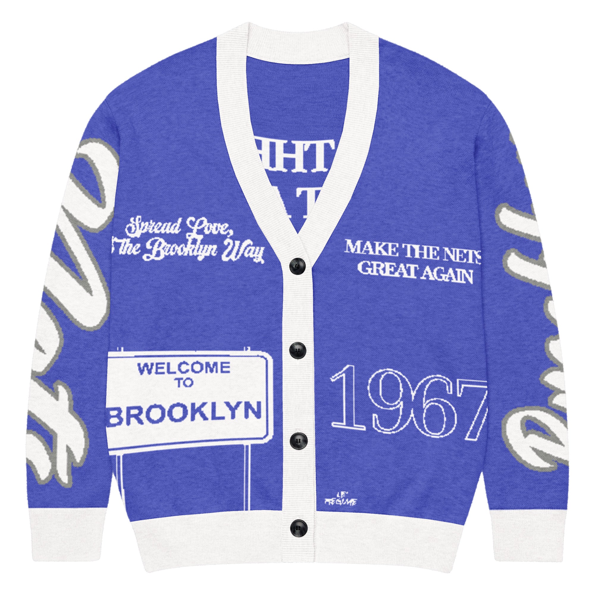 Brooklyn Nets Unisex Knitted Cardigan