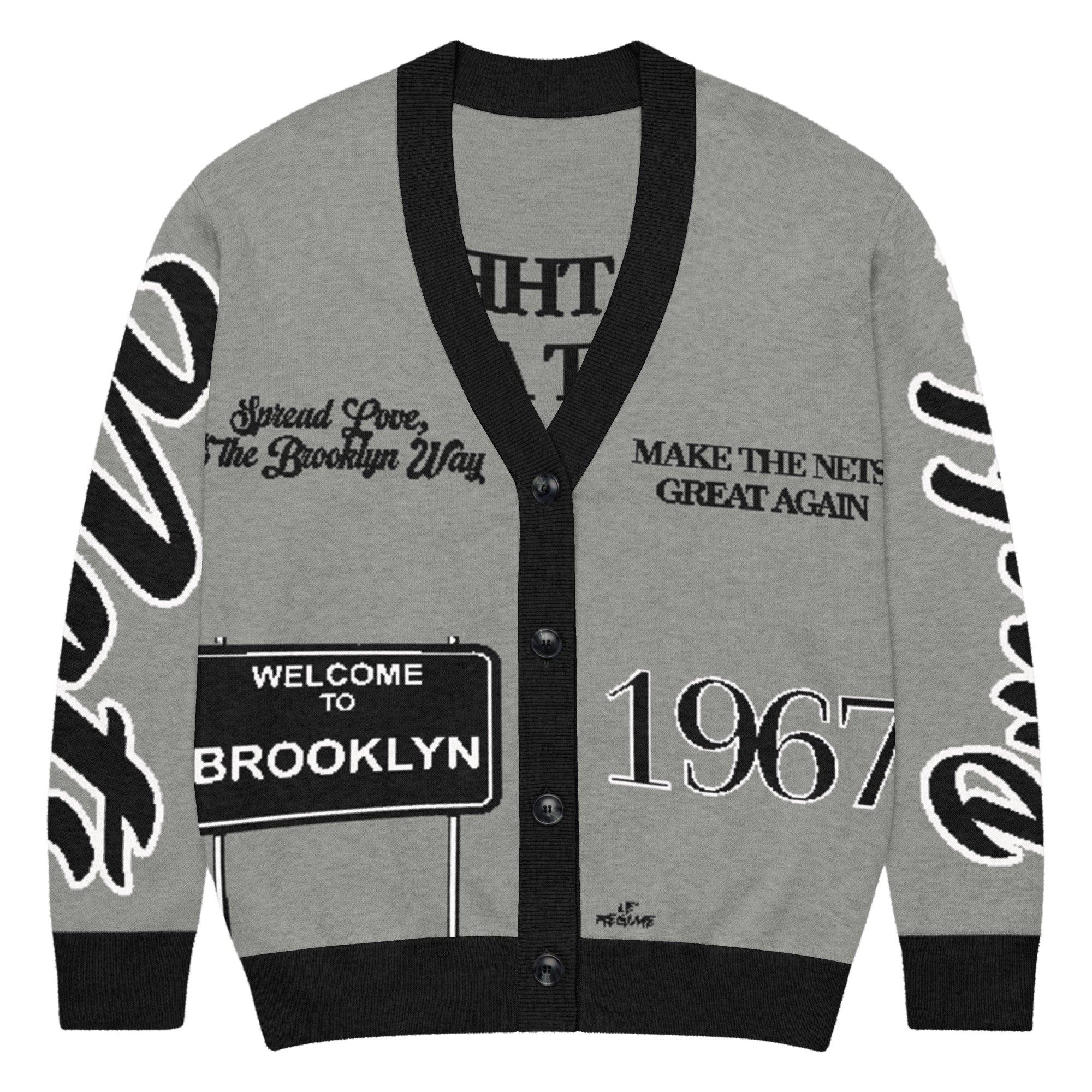 Brooklyn Nets Unisex Knitted Cardigan