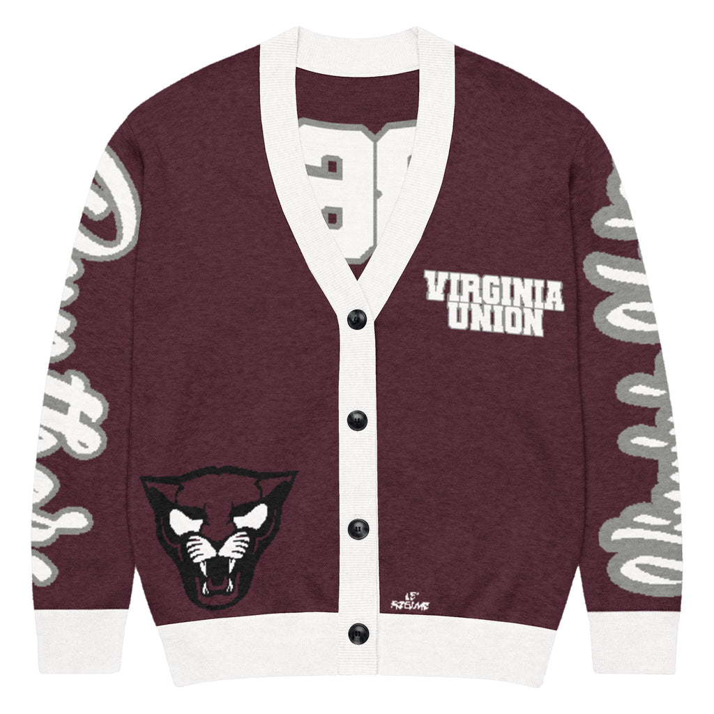Virginia Union Unisex Knitted Cardigan