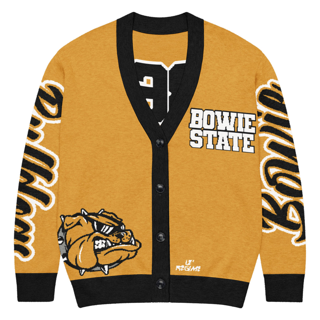 Bowie State Unisex Knitted Cardigan