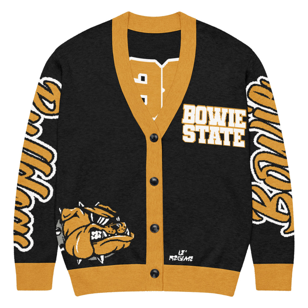Bowie State Unisex Knitted Cardigan