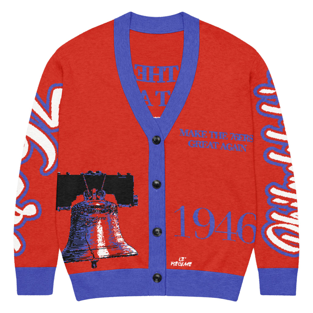 Philadelphia 76ers Unisex Knitted Cardigan
