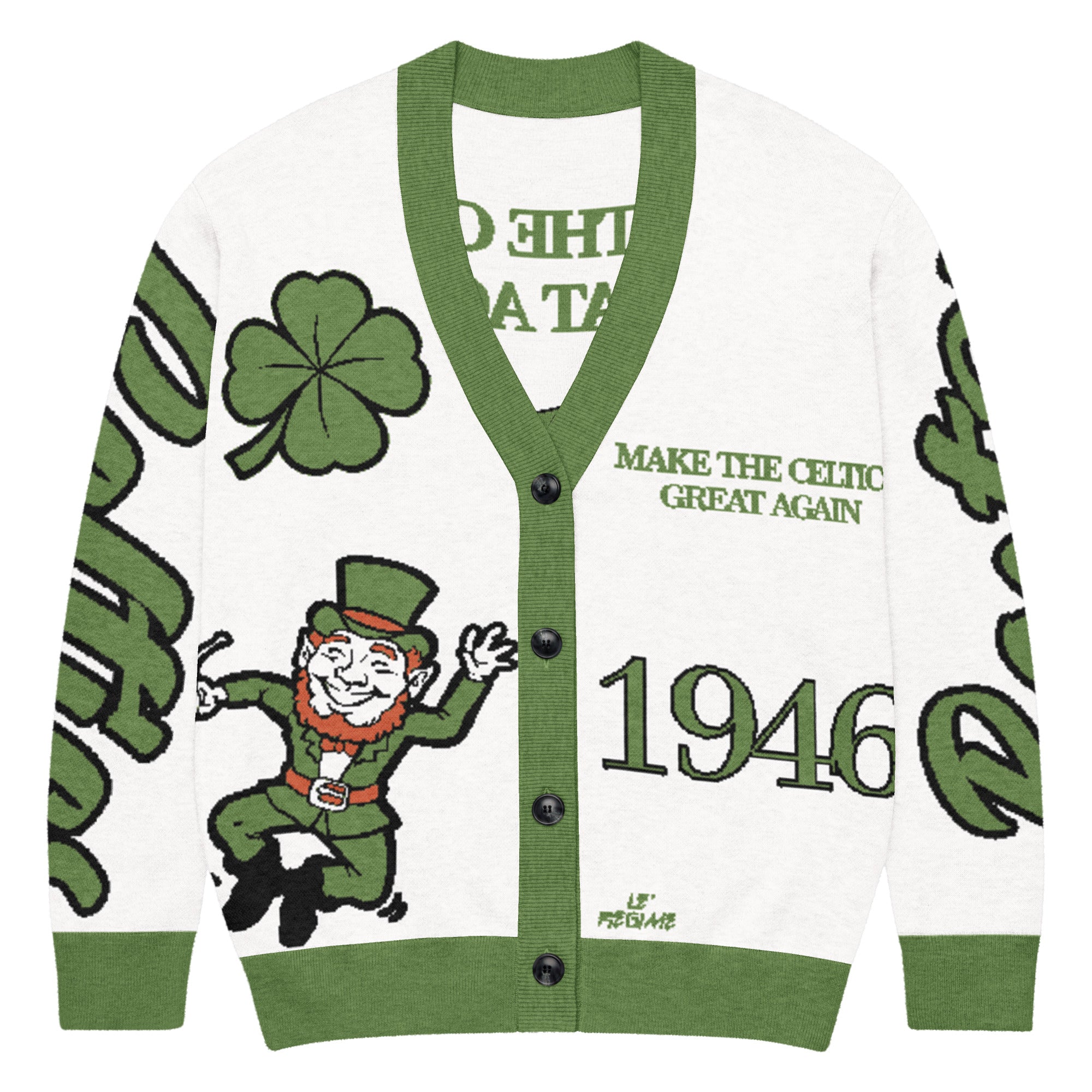 Boston Celtics Unisex Knitted Cardigan