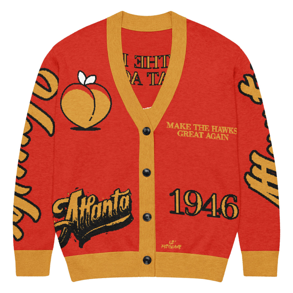 Atlanta Hawks Unisex Knitted Cardigan