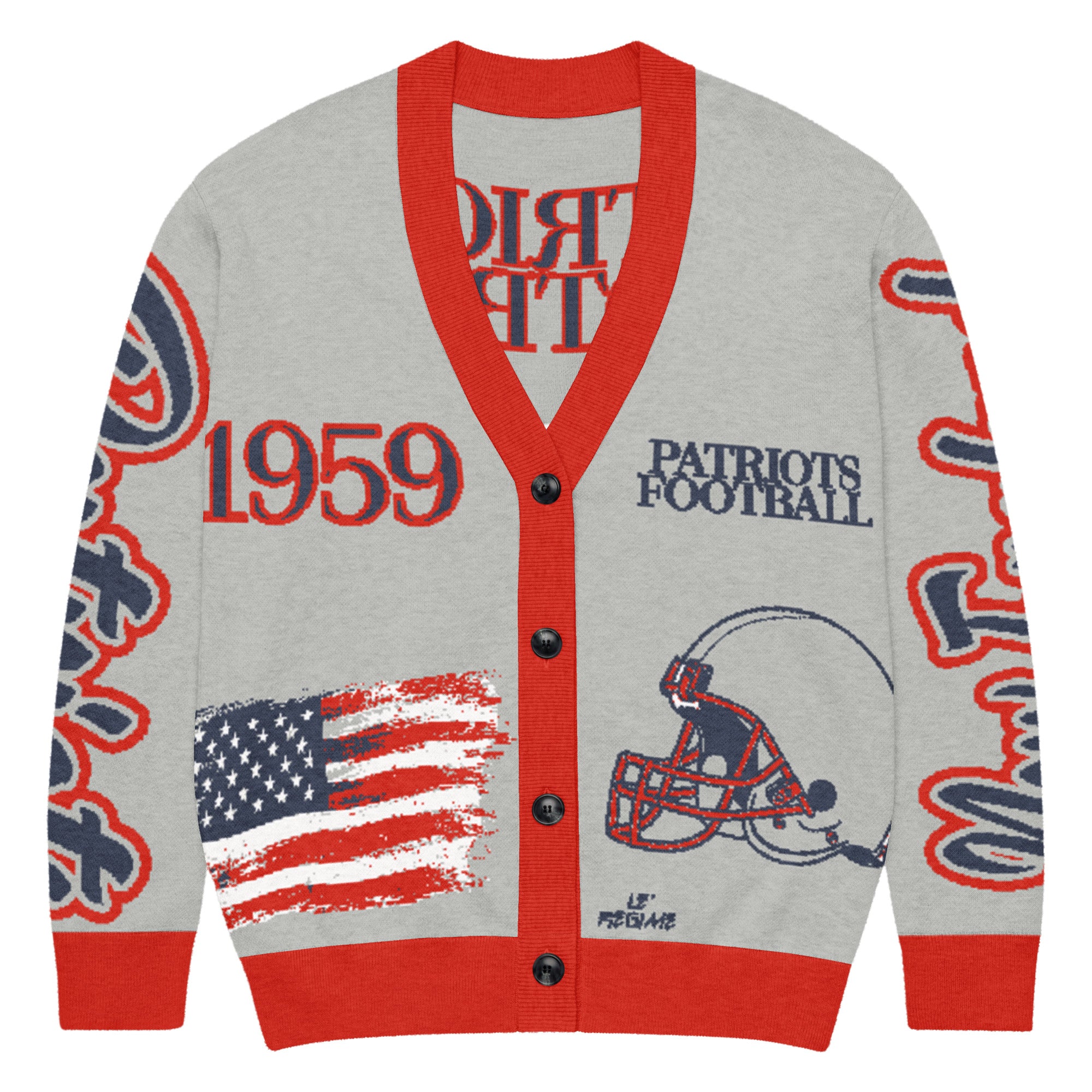 New England Patriots Knitted Cardigan