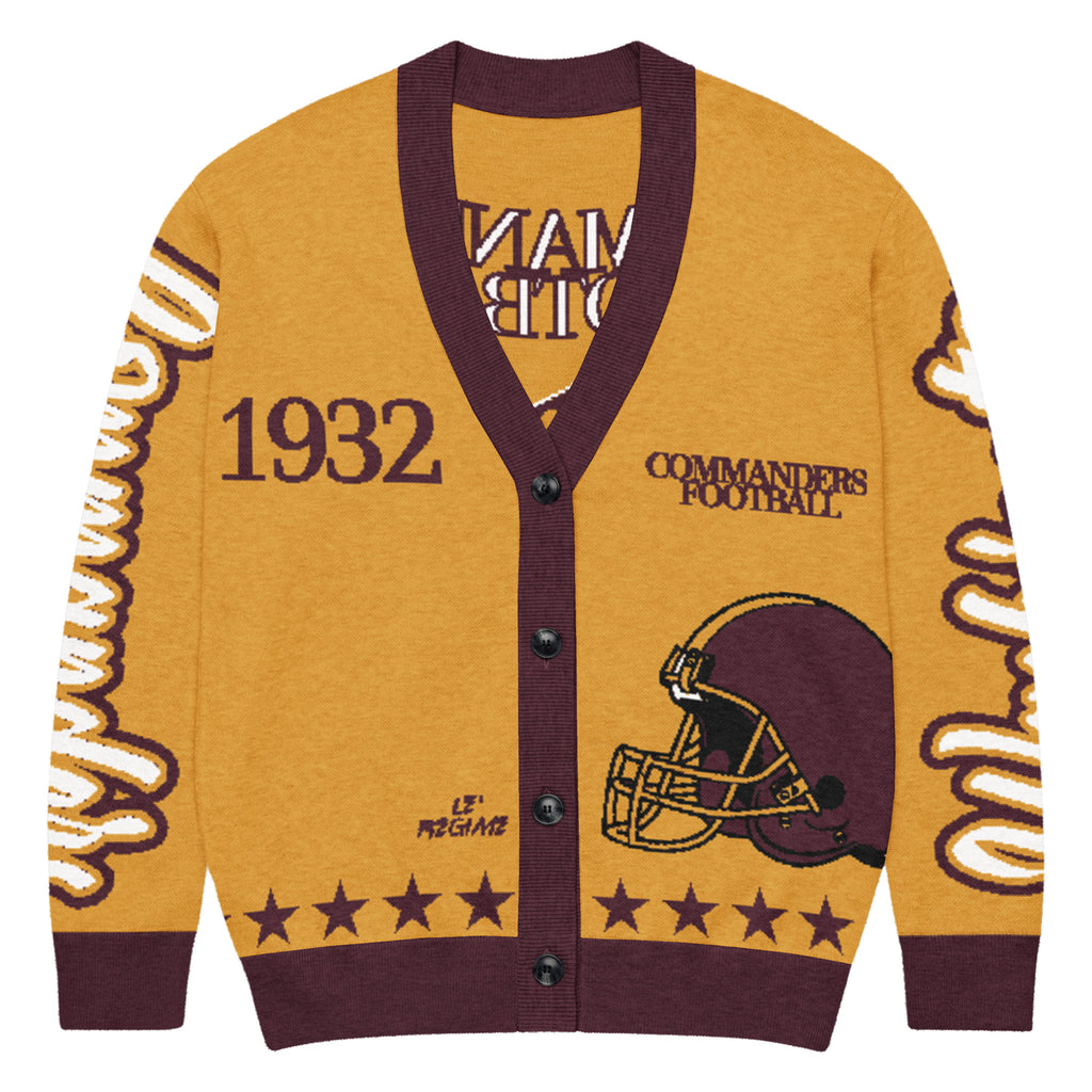Washington Commanders Knitted Cardigan