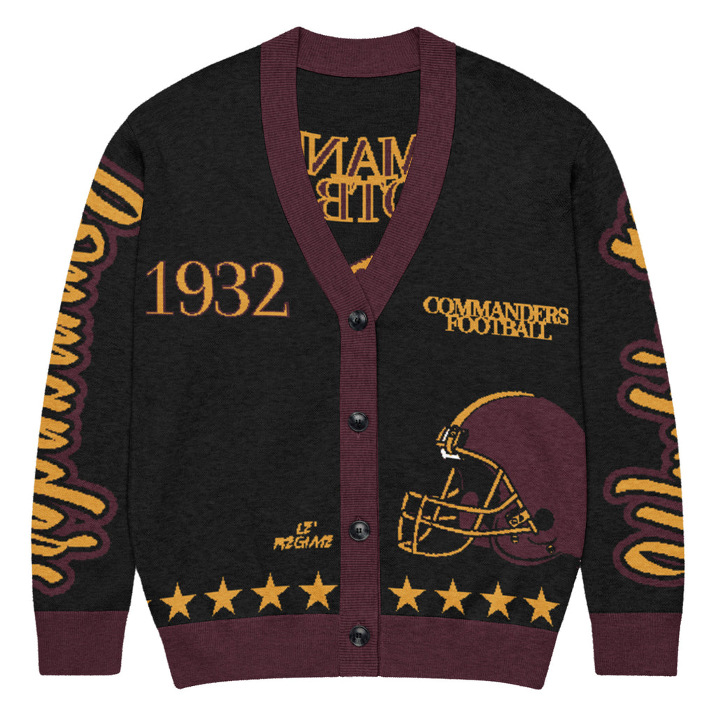 Washington Commanders Knitted Cardigan