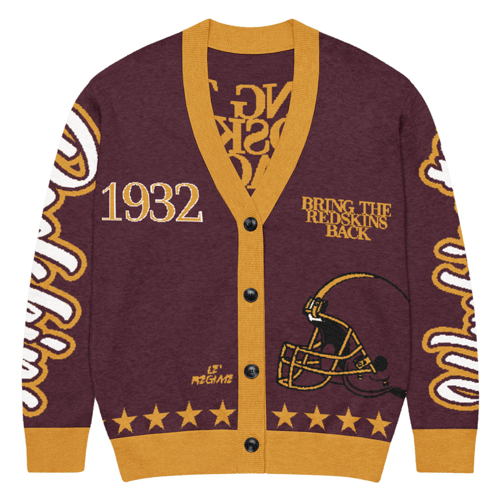 Washington Commanders Knitted Cardigan